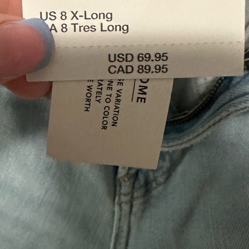 American Eagle Light Blue High Rise Jeans - Picture 3 of 3